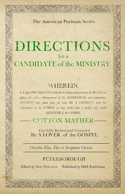 Directions for a Candidate of the Ministry - Cotton Mather