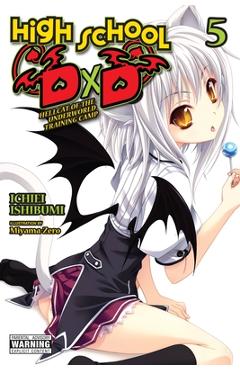 Coperta cărții 'High School DXD, Vol. 5 (Light Novel): Hellcat of the Underworld Training Camp - Ichiei Ishibumi'