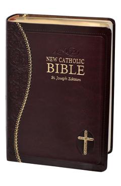 Poza produsului New Catholic Bible Medium Print Dura Lux (Burgundy) - Catholic Book Publishing Corp