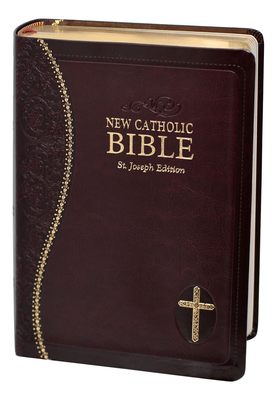 New Catholic Bible Medium Print Dura Lux (Burgundy) - Catholic Book Publishing Corp