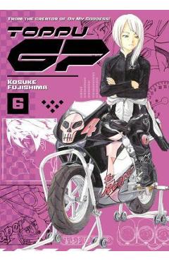 Coperta cărții 'Toppu GP 6 - Kosuke Fujishima'