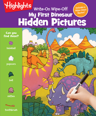 Write-On Wipe-Off My First Dinosaur Hidden Pictures - Highlights