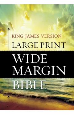 Large Print Wide Margin Bible-KJV - Hendrickson Publishers
