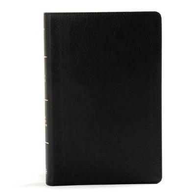 KJV Large Print Personal Size Reference Bible, Black Leathertouch Indexed - Holman Bible Staff