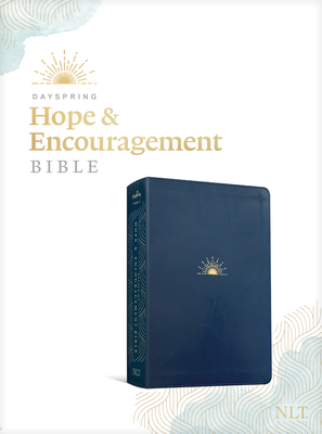 NLT Dayspring Hope & Encouragement Bible (Leatherlike, Navy Blue) - Tyndale