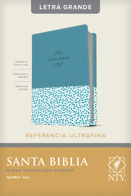 Santa Biblia Ntv, Edici�n de Referencia Ultrafina, Letra Grande (Letra Roja, Sentipiel, Azul) - Tyndale