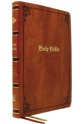 Kjv, Thinline Bible, Large Print, Vintage Series, Leathersoft, Tan, Red Letter, Comfort Print: Holy Bible, King James Version - Thomas Nelson