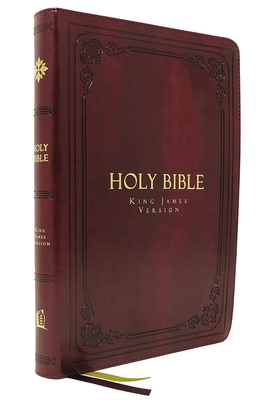 Kjv, Thinline Bible, Large Print, Vintage Series, Leathersoft, Burgundy, Red Letter, Comfort Print: Holy Bible, King James Version - Thomas Nelson