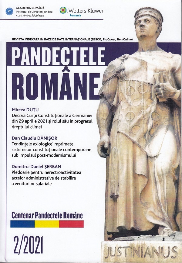 Pandectele romane 2/2021