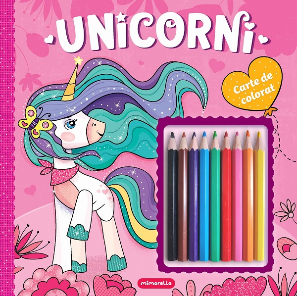 Unicorni. Carte de colorat