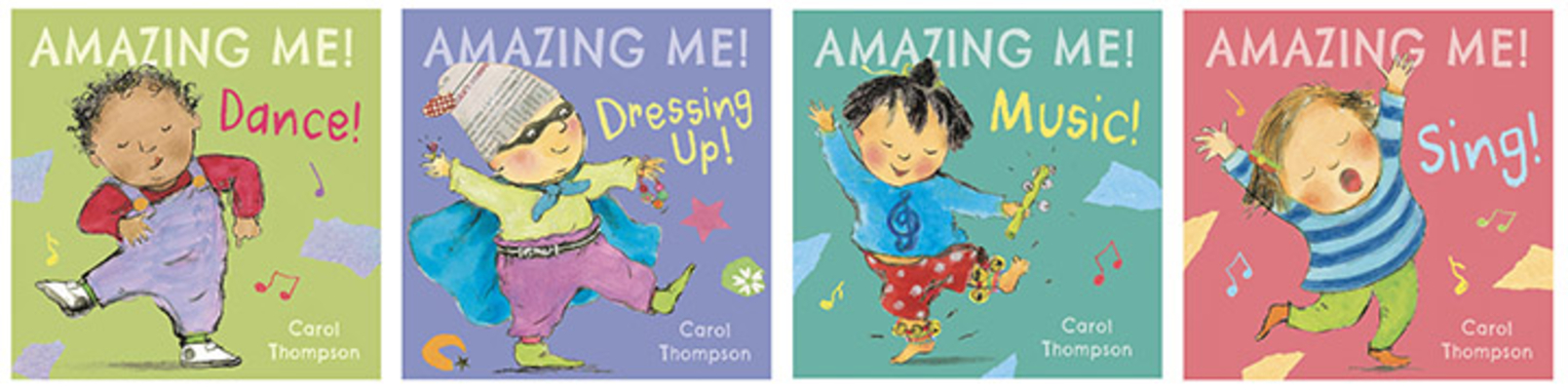 Amazing Me! Board Book Set of 4 - Carol Thompson