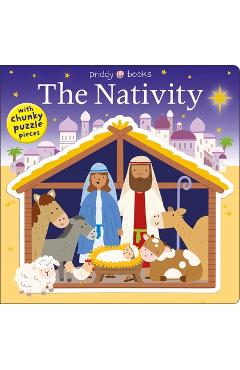 Coperta cărții 'Puzzle & Play: The Nativity: With Chunky Puzzle Pieces - Roger Priddy'