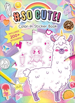#Socute! Color-In Stickers - Editors Of Silver Dolphin Books