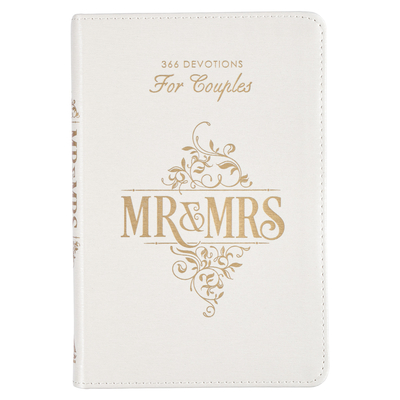 Gift Book Mr. & Mrs. White Faux Leather - Teigen Rob &. Joanna