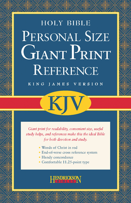 Personal Size Giant Print Reference Bible-KJV - Hendrickson Publishers