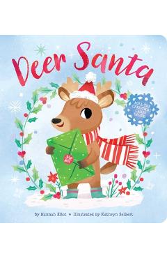 Coperta cărții 'Deer Santa - Hannah Eliot'
