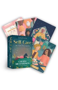Coperta cărții 'Self-Care Wisdom Cards: A 52-Card Deck - Cheryl Richardson'