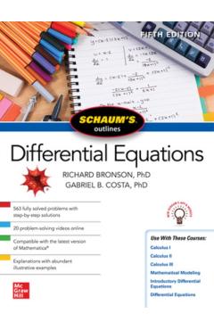 Schaum's Outline of Differential Equations, Fifth Edition - Richard Bronson