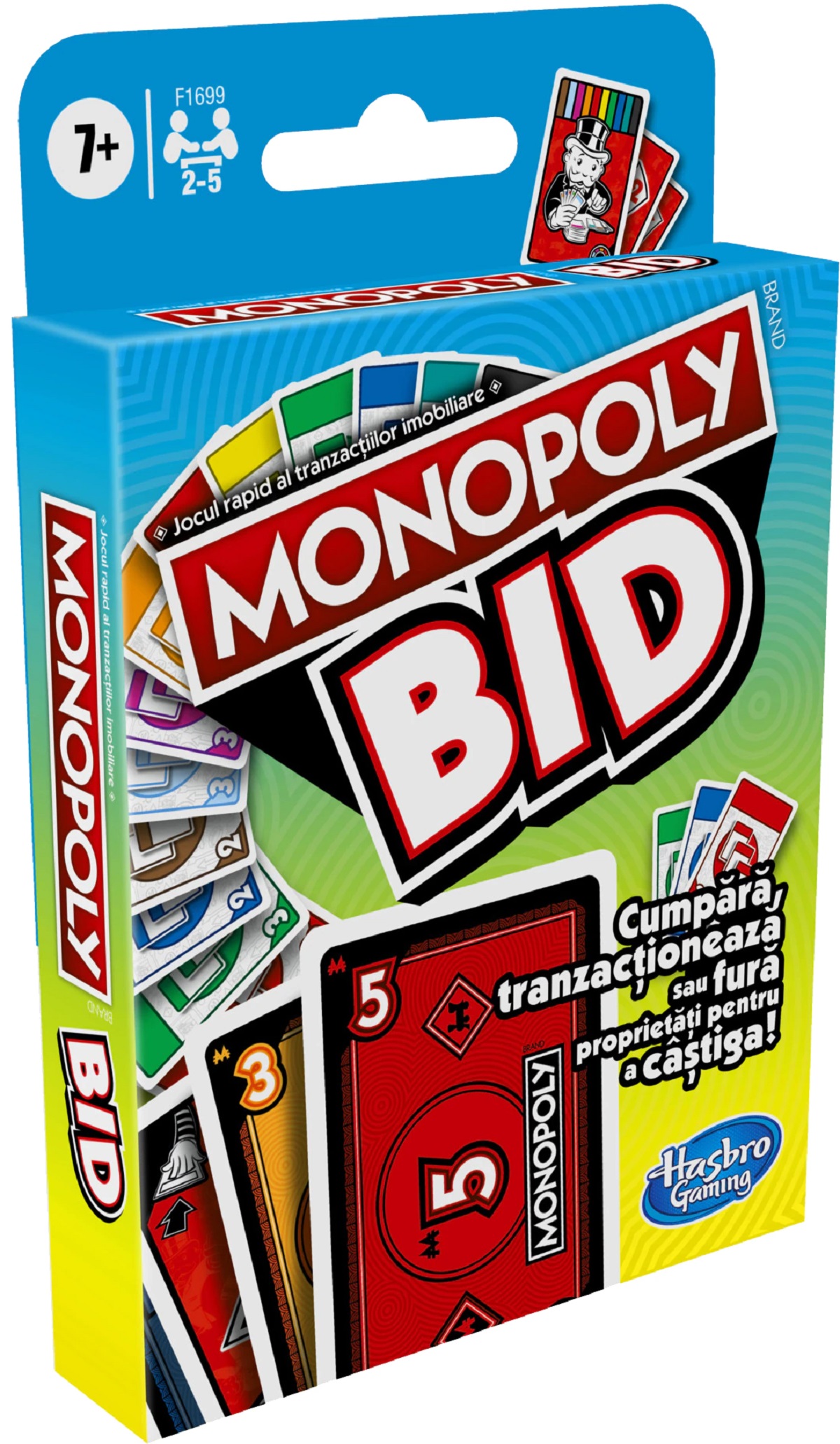 Monopoly Bid, joc de carti