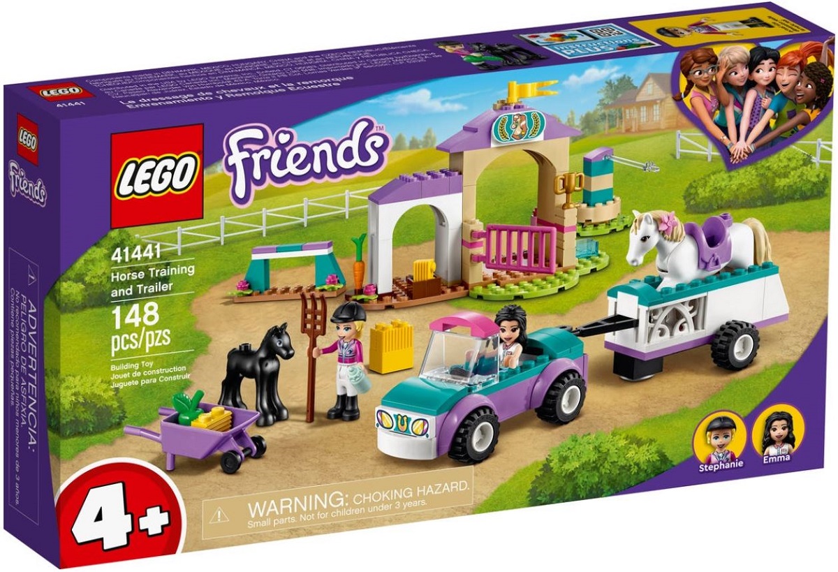 Lego Friends. Dresaj de cai si remorca