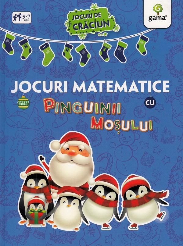 Jocuri de Craciun: Jocuri matematice cu pinguinii Mosului