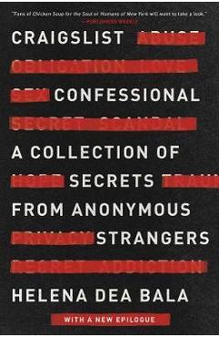 Poza produsului Craigslist Confessional: A Collection of Secrets from Anonymous Strangers - Helena Dea Bala