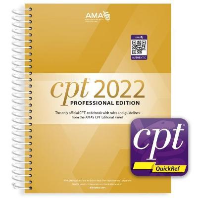 CPT Professional 2022 and CPT Quickref App Bundle - American Medical Association