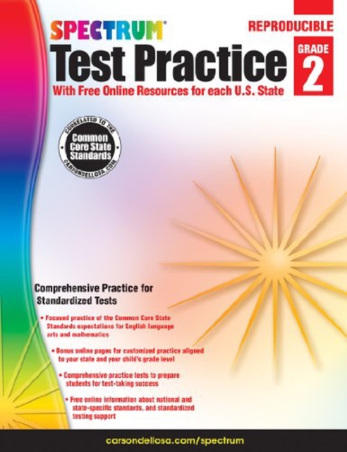 Spectrum Test Practice, Grade 2 - Spectrum