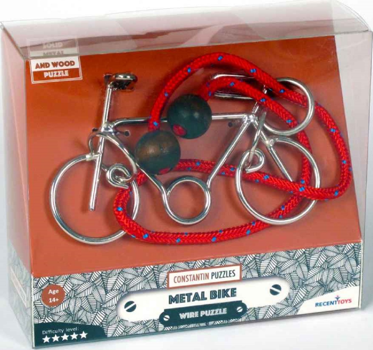 Puzzle mecanic Constantin's: Metal Bike. Bicileta metalica