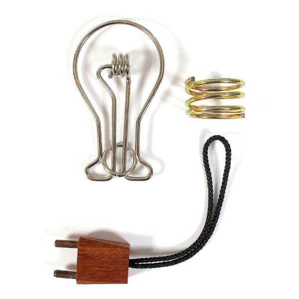 Puzzle mecanic Constantin's: Metal Light Bulb. Becul metalic