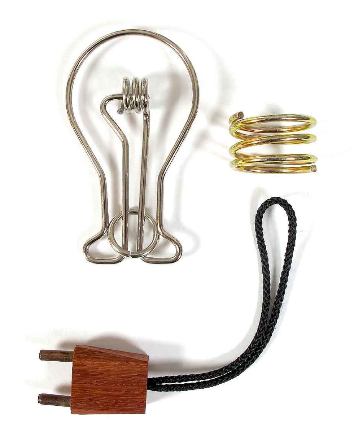 Puzzle mecanic Constantin's: Metal Light Bulb. Becul metalic