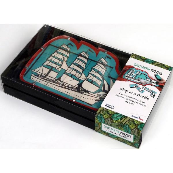 Puzzle mecanic Constantin's: Ship in a Bottle. Nava intr-o sticla