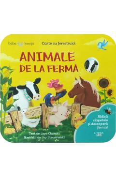 Poza produsului Animale de la ferma. Carte cu ferestruici. Bebe invata