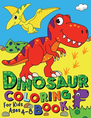 Dinosaur Coloring Book for Kids ages 4-8 - Silly Bear