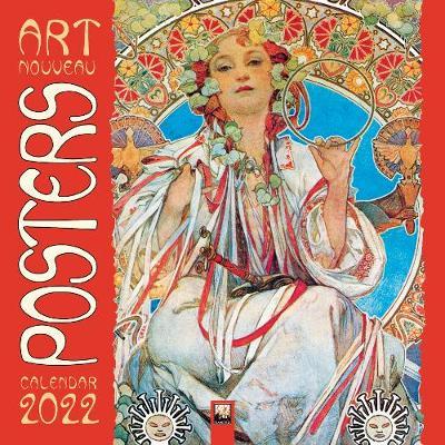 Art Nouveau Posters Wall Calendar 2022 (Art Calendar) - Flame Tree Studio