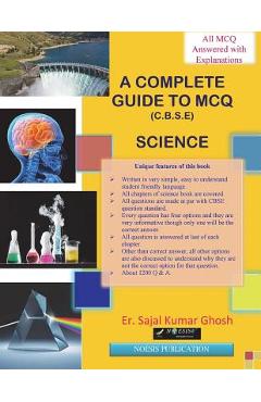 Coperta cărții 'A Complete Guide to MCQ (Science).: CBSE Class 10 examination. - Sajal Kumar Ghosh Amie'