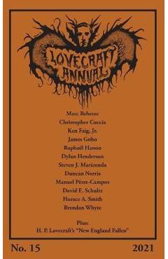 Coperta cărții 'Lovecraft Annual No. 15 (2021) - S. T. Joshi'