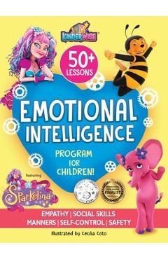Coperta cărții 'Emotional Intelligence Program for Children!: 58 Lessons (5 books in 1) - Kinderwise'
