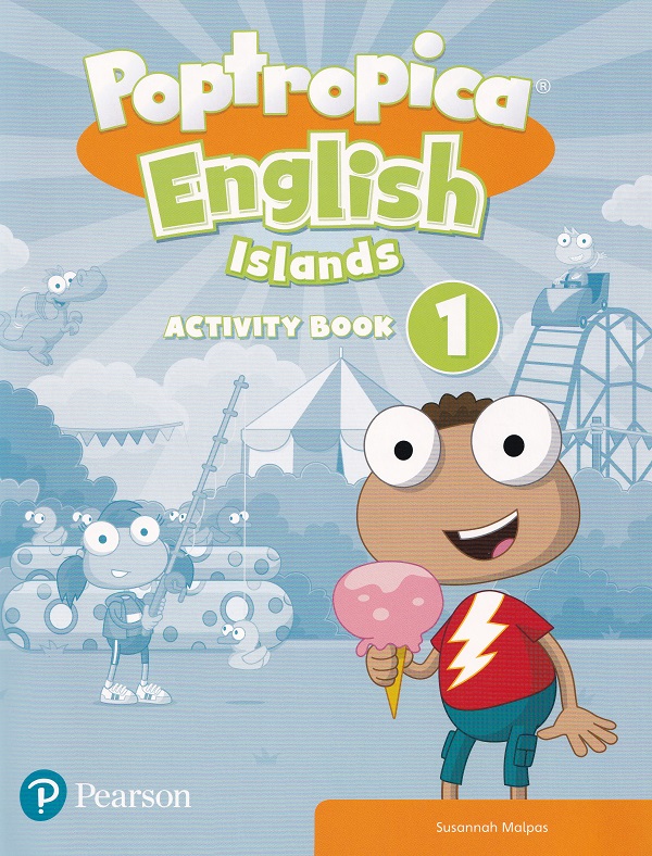 Coperta cărții 'Poptropica English Islands: Activity Book. Level 1 + My Language Kit - Susannah Malpas'