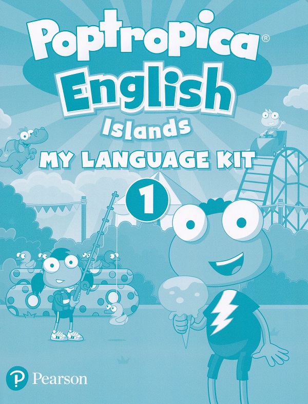 Coperta cărții 'Poptropica English Islands: Activity Book. Level 1 + My Language Kit - Susannah Malpas'