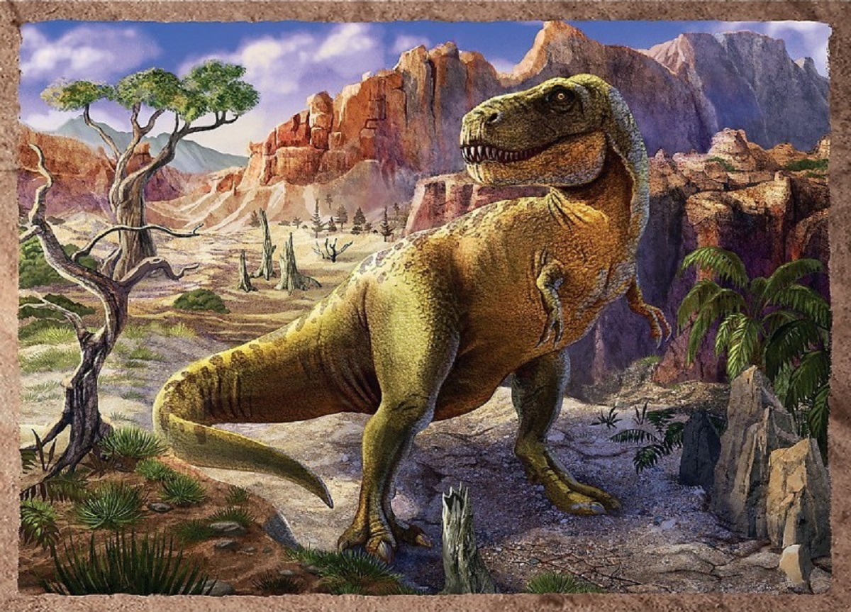 Puzzle 4 in 1. Dinozaurii interesanti