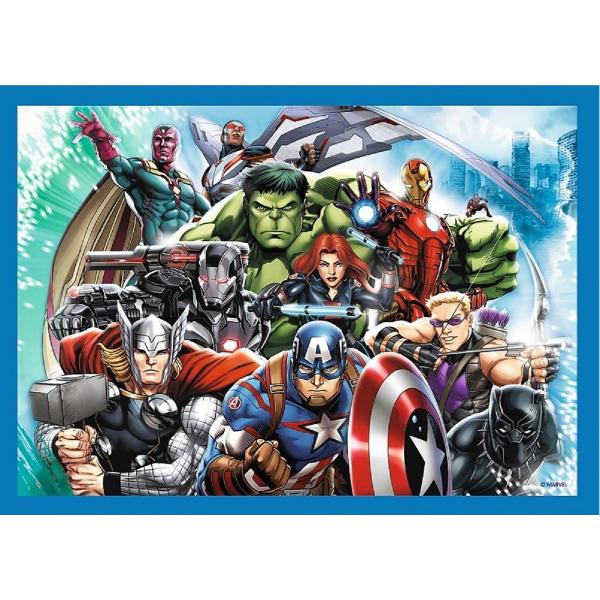 Puzzle 4 in 1. Avengers: Razbunatorii curajosi