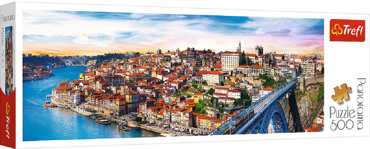 Puzzle 500. Panorama: Porto, Portugalia