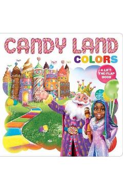 Coperta cărții 'Hasbro Candy Land: Colors: (Interactive Books for Kids Ages 0+, Concepts Board Books for Kids, Educational Board Books'