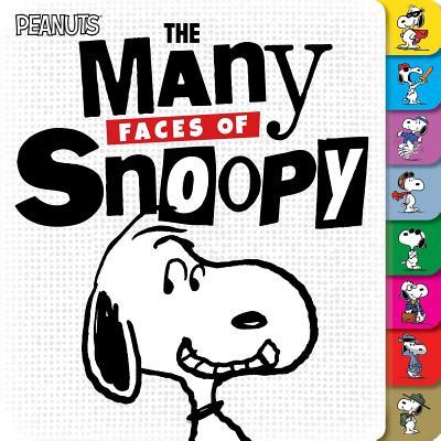 Coperta cărții 'The Many Faces of Snoopy - Charles M. Schulz'