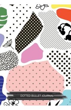Poza produsului Abstract Multicolor - Dotted Bullet Journal: Medium A5 - 5.83X8.27 - Blank Classic