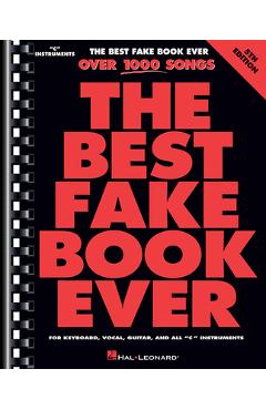 Poza produsului Best Fake Book Ever: C Edition - Hal Leonard Corp