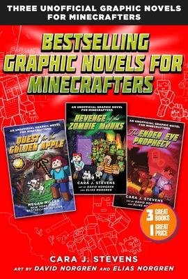 Bestselling Graphic Novels for Minecrafters (Box Set): Includes Quest for the Golden Apple (Book 1), Revenge of the Zombie Monks (Book 2), and the End - Megan Miller