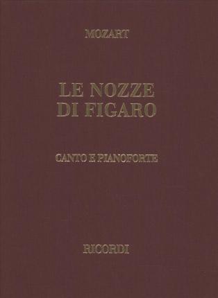 Le Nozze Di Figaro Vocal Score Cloth Italian Marriage of Figaro - Wolfgang Amadeus Mozart