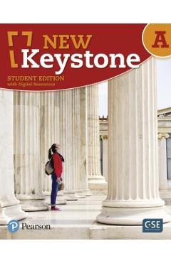 Coperta cărții 'New Keystone, Level 1 Student Edition with eBook (Soft Cover) - Pearson'
